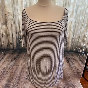 Old Navy stripped blue & white dress